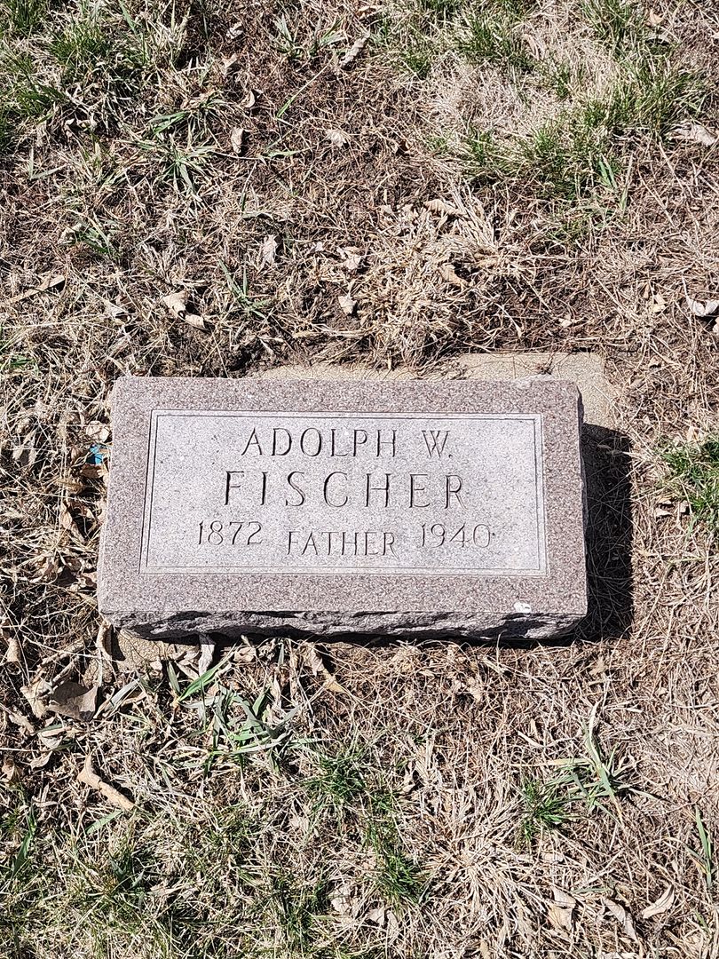 Adolph W. Fischer's grave. Photo 1