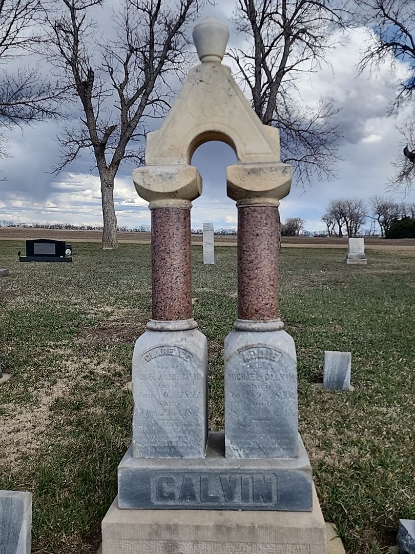 Addaline Waters "Addie" Galvin's grave. Photo 1