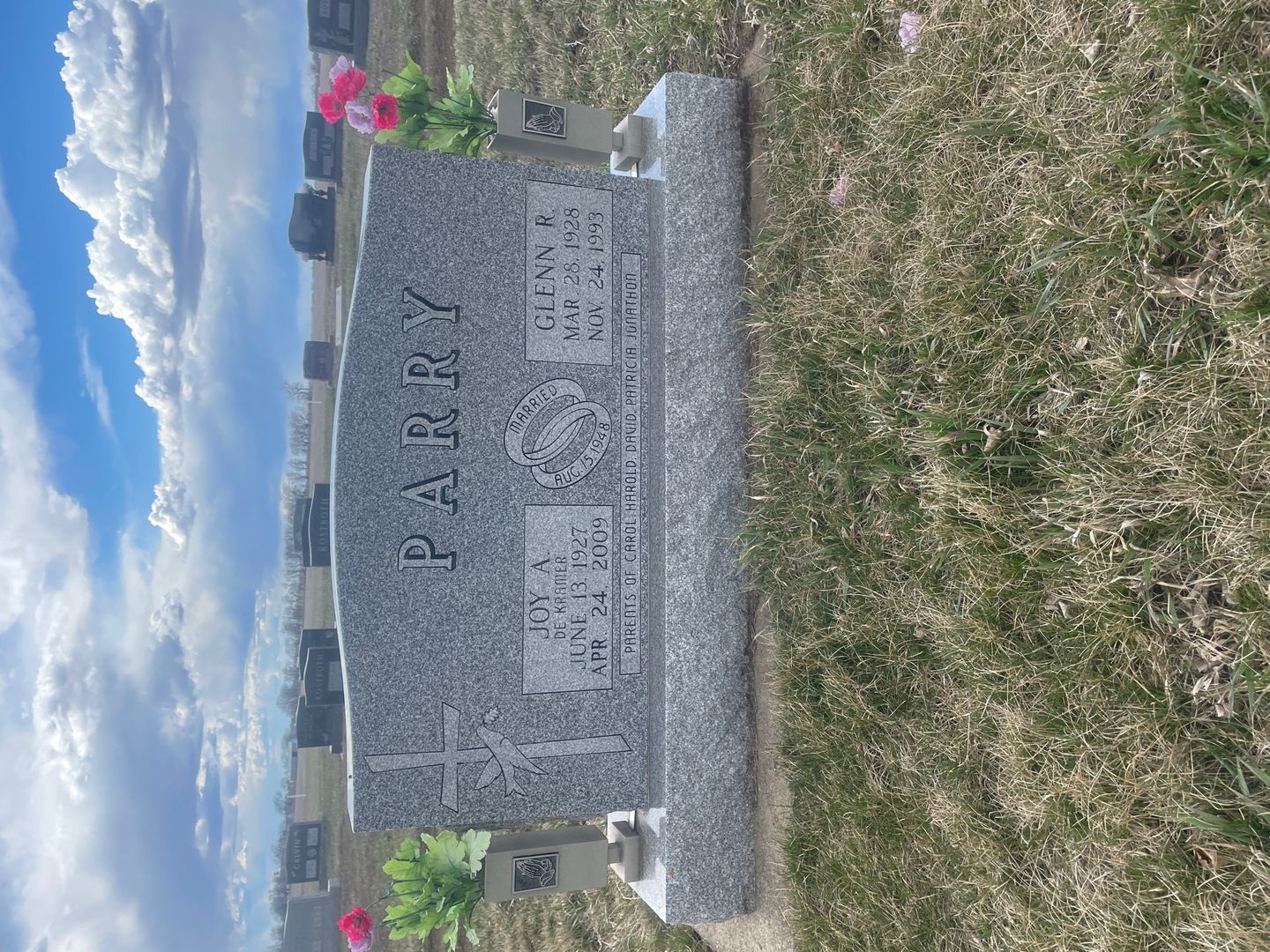 Joy A. Parry's grave. Photo 1