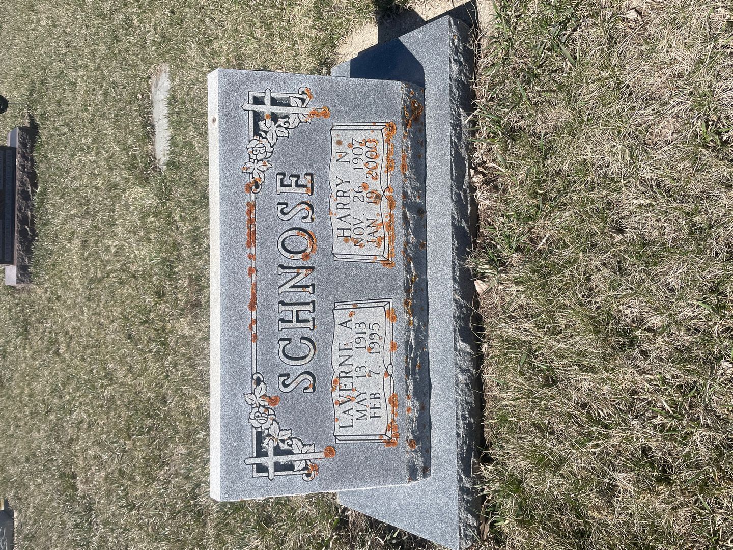 LaVerne A. Keiser Schnose's grave. Photo 1