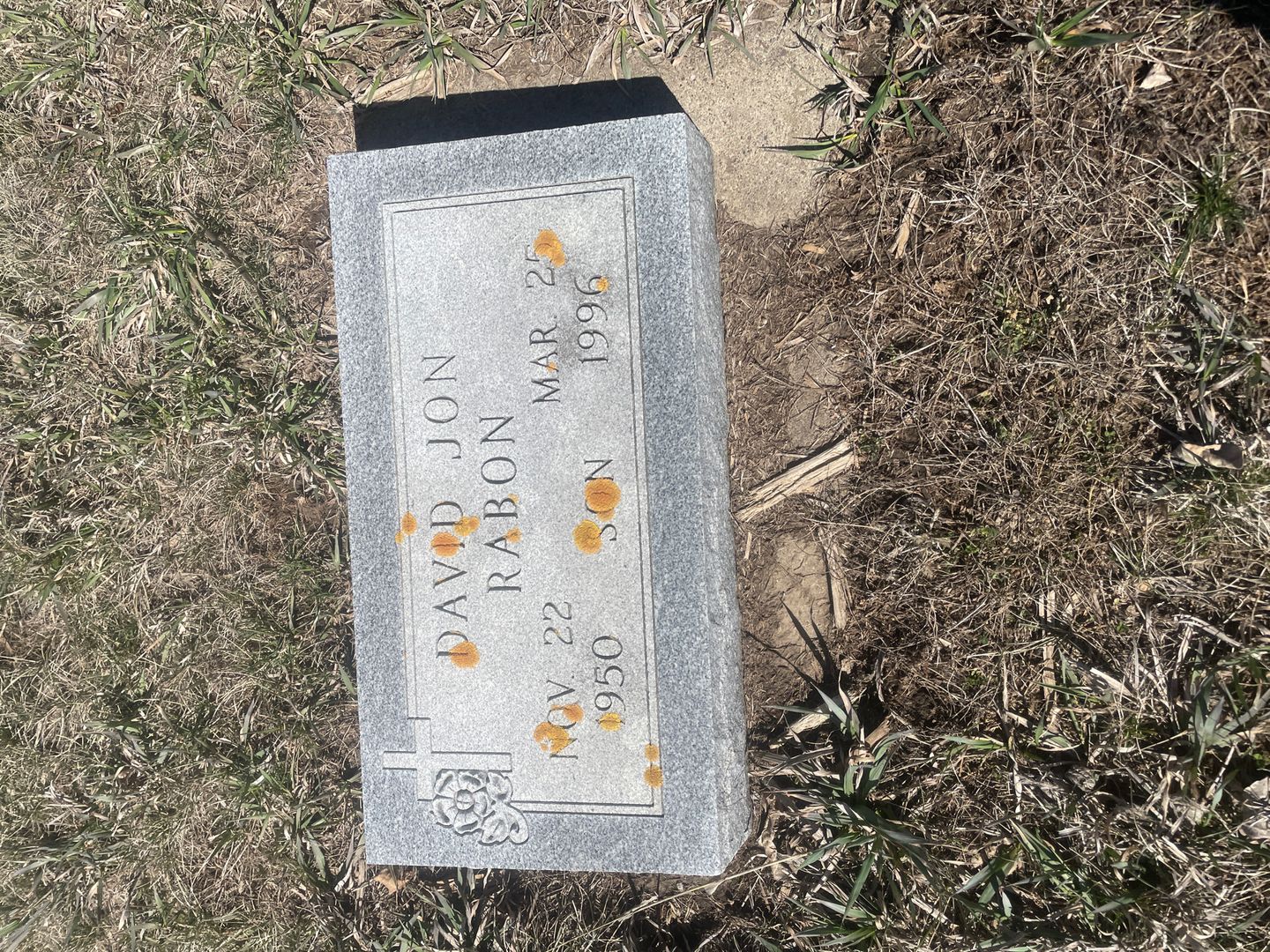 David Jon Rabon's grave. Photo 1