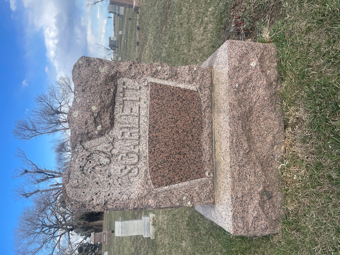 Francis M. Scarlett's grave. Photo 1