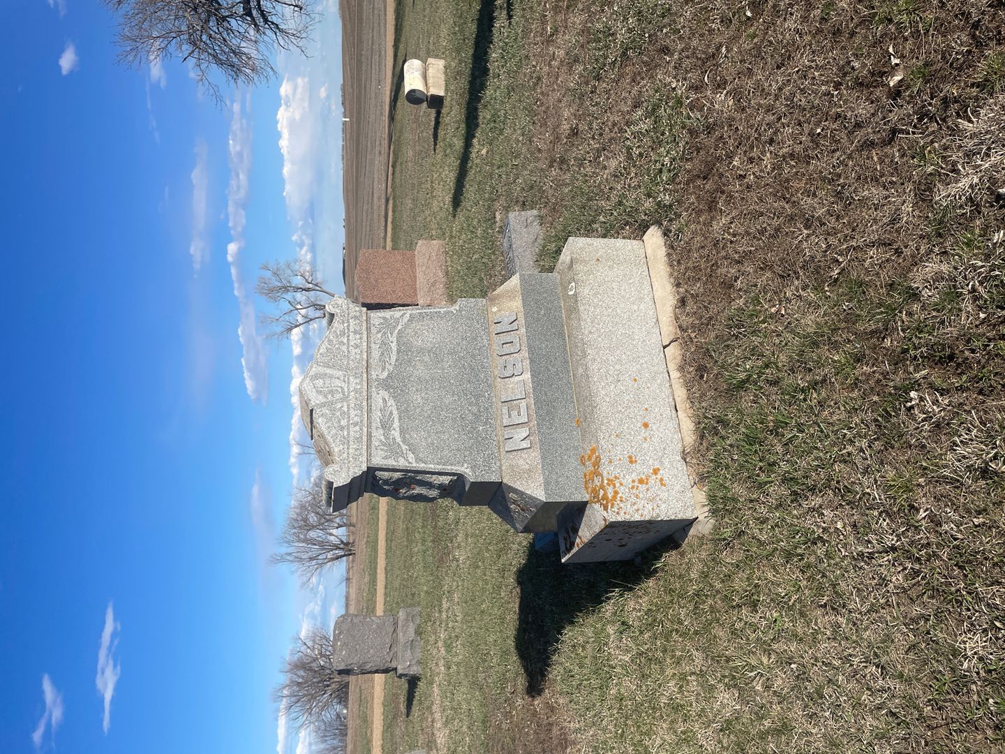 Anna Nelson's grave. Photo 1