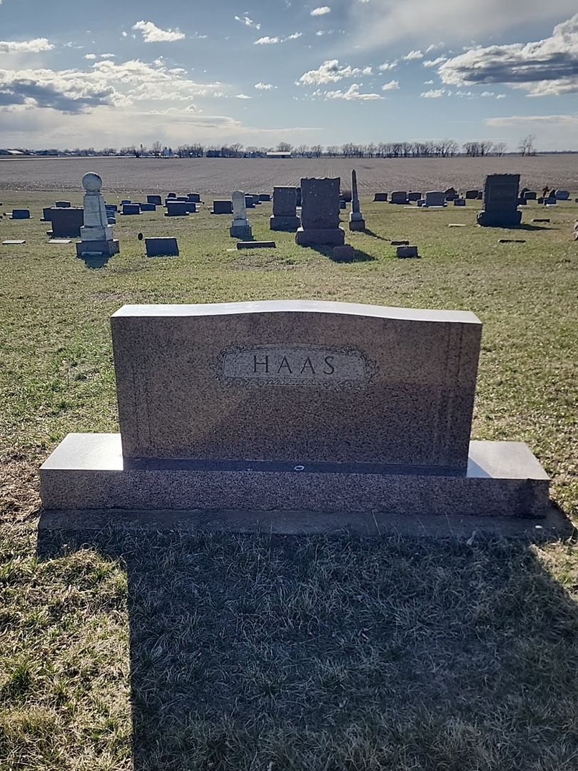 Louis Haas's grave. Photo 1