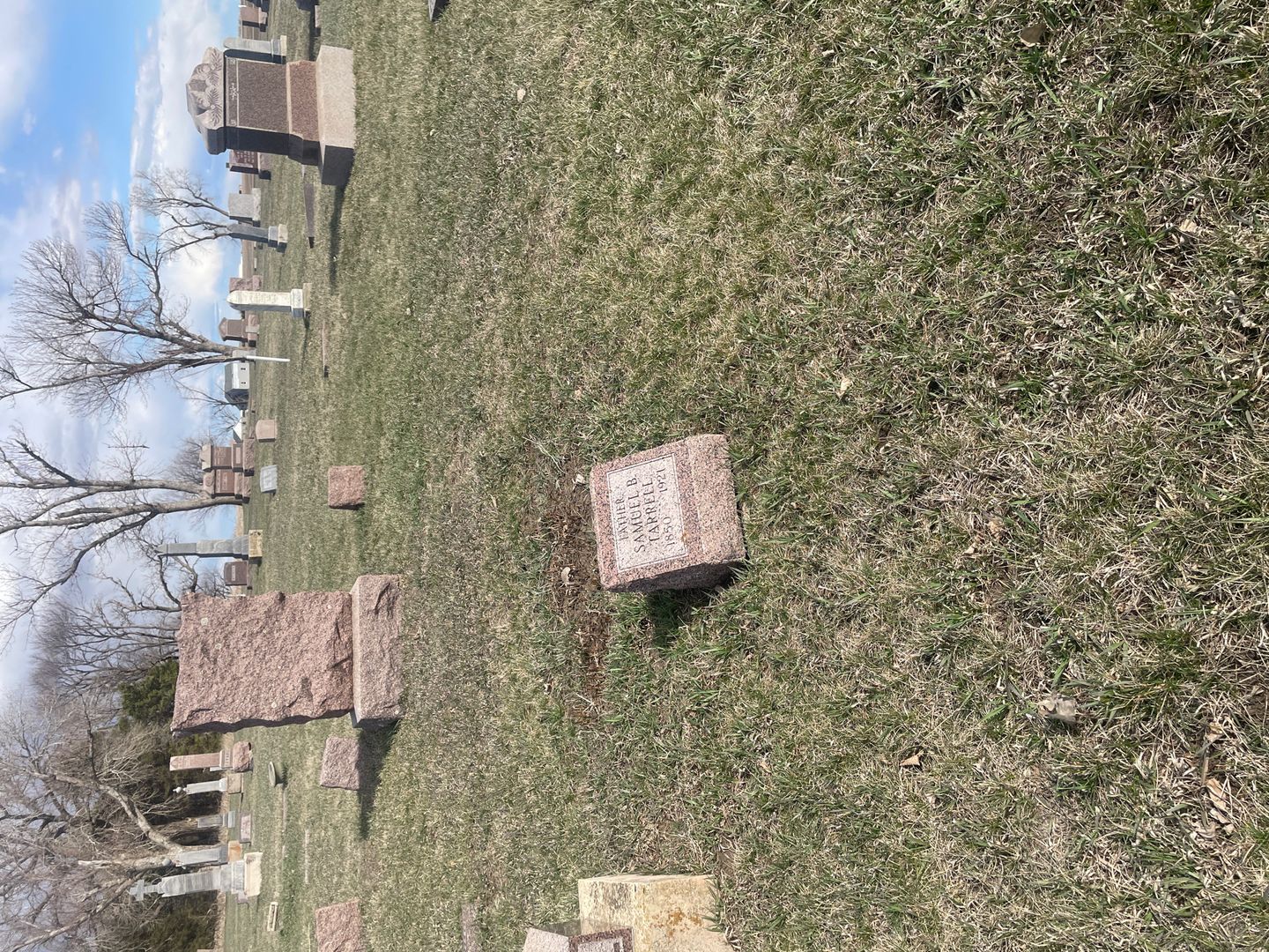 Samuel B. Tarrell's grave. Photo 1