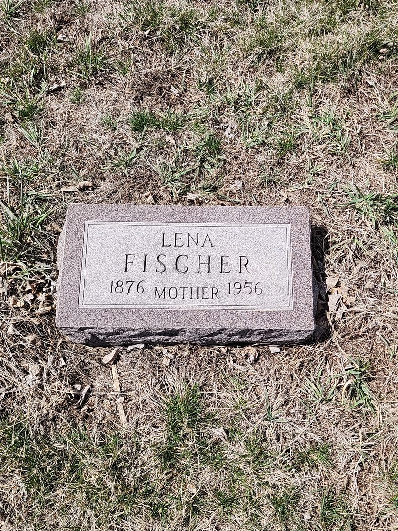 Lena Sessler Fischer's grave. Photo 1