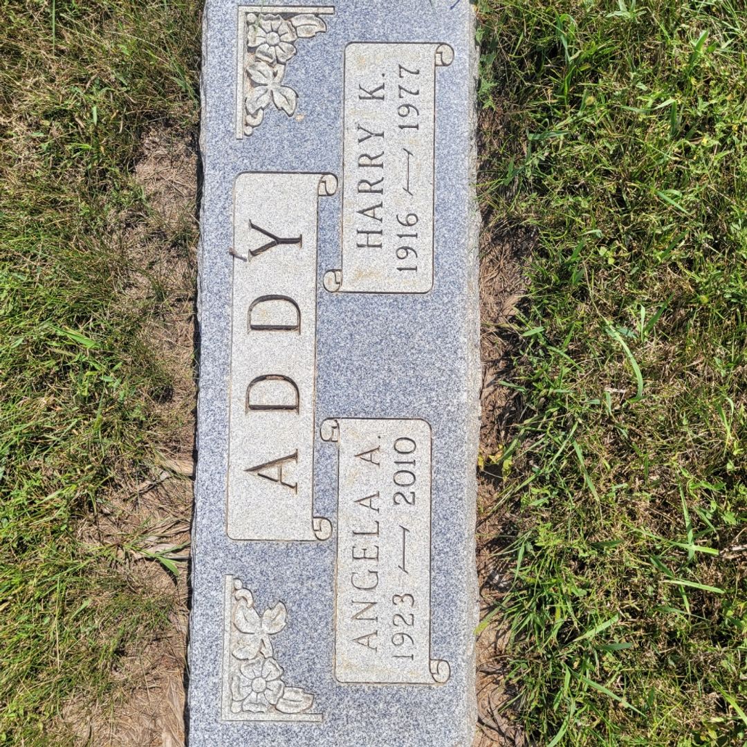 Harry K. Addy's grave. Photo 1
