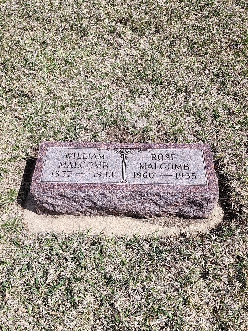 William Malcomb's grave. Photo 1