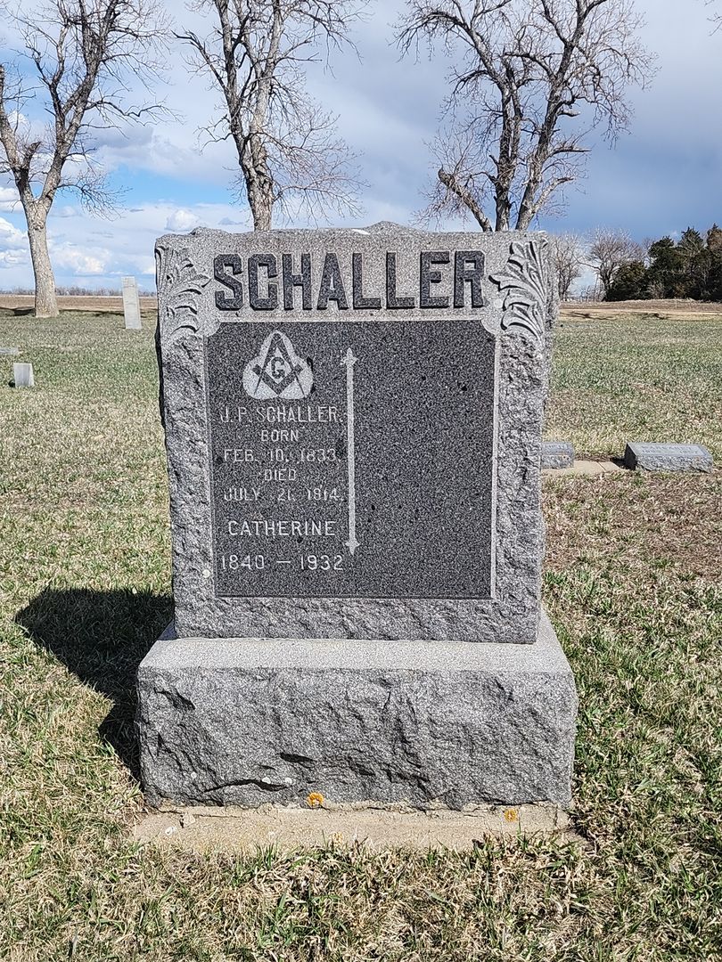 Catherine Schaller's grave. Photo 1