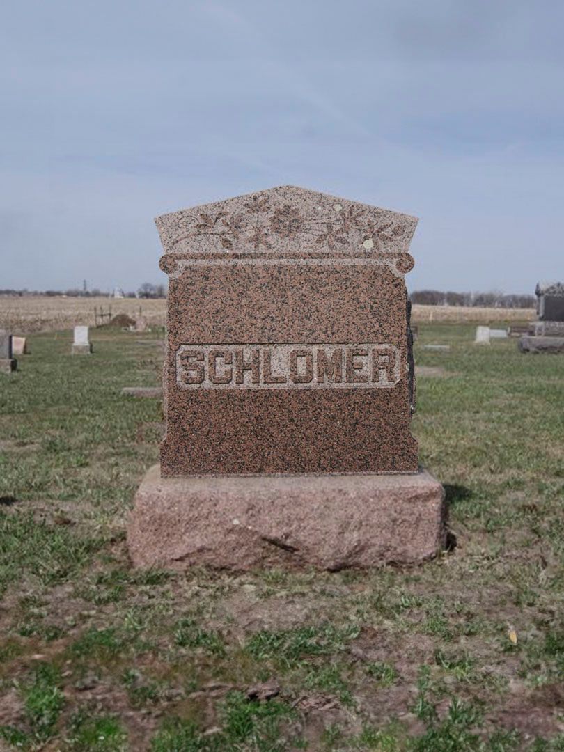 Carl J. Schlomer's grave. Photo 1
