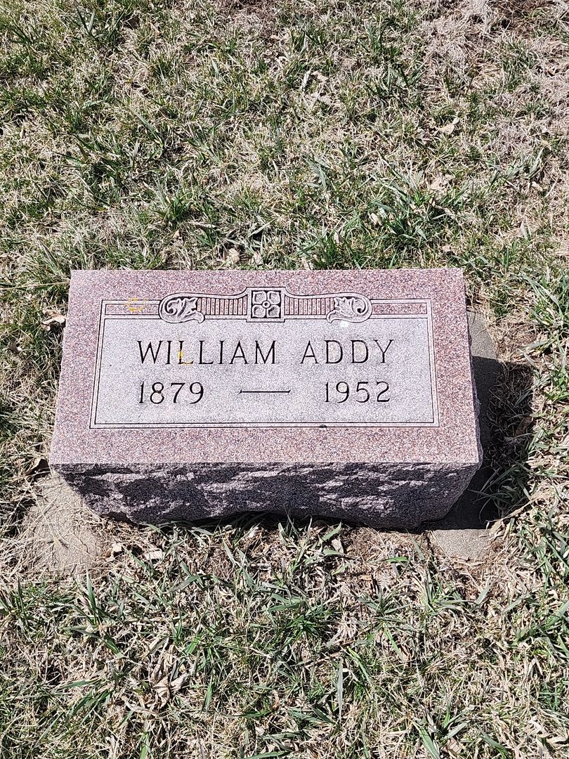 William Marvin Addy's grave. Photo 1