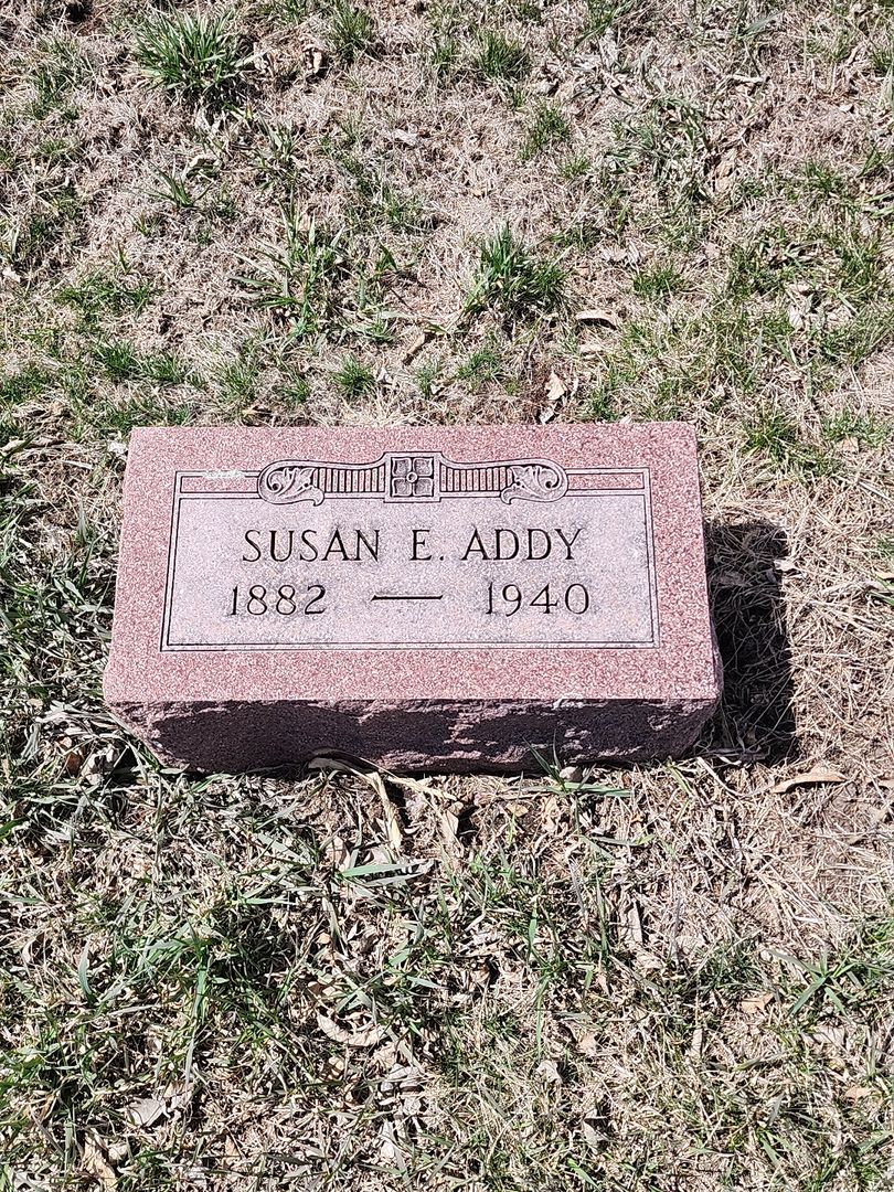 Susan Emily McConnell Addy's grave. Photo 1
