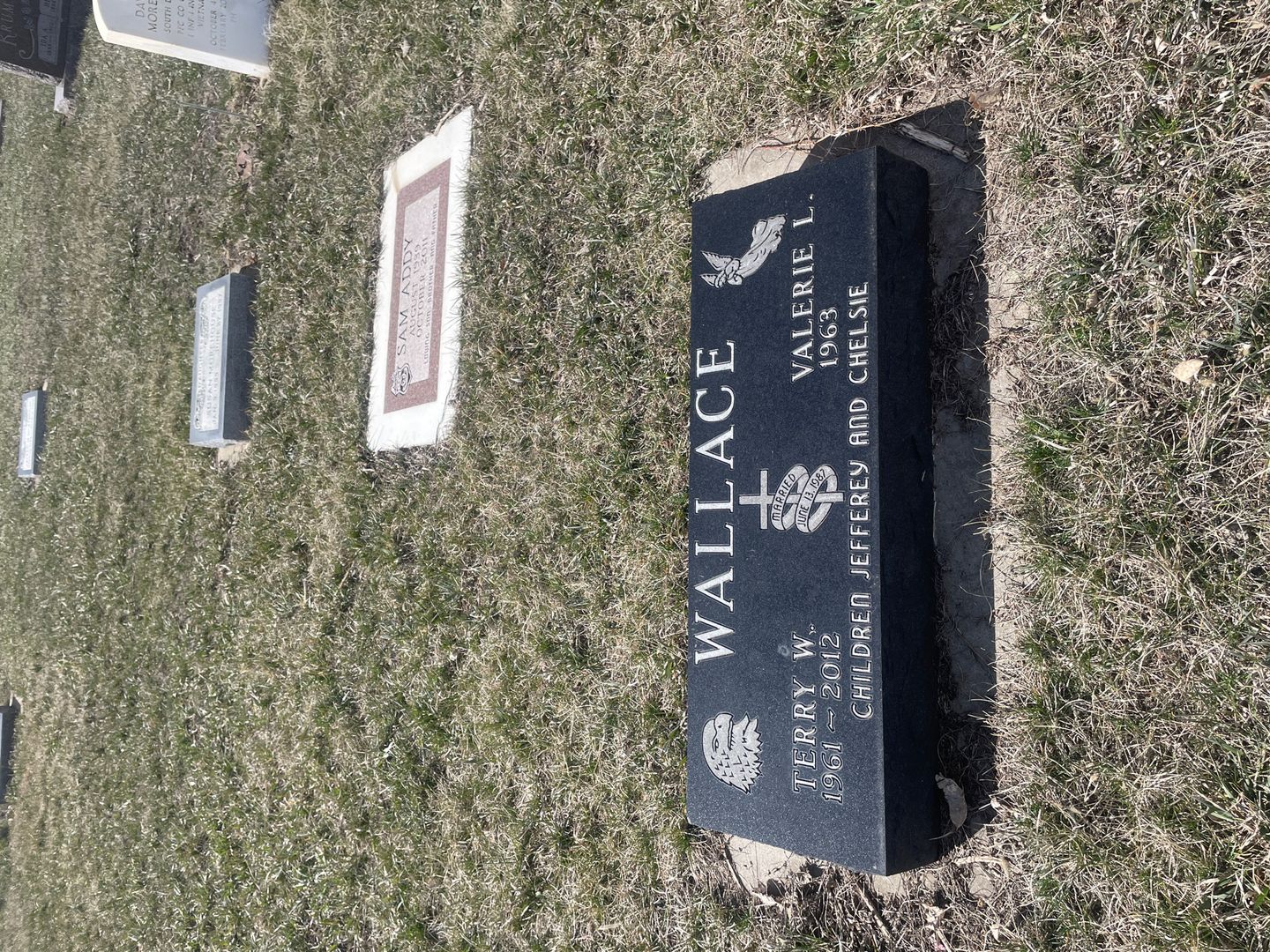 Sam Addy's grave. Photo 1