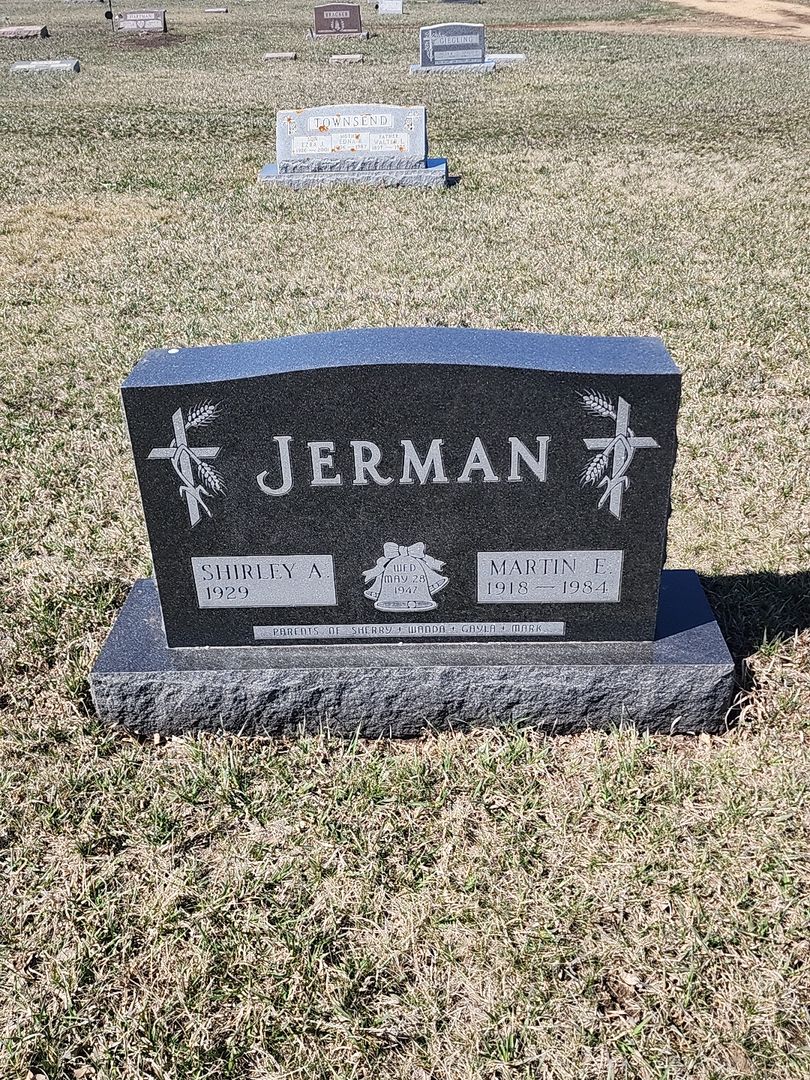 Martin E. Jerman's grave. Photo 1