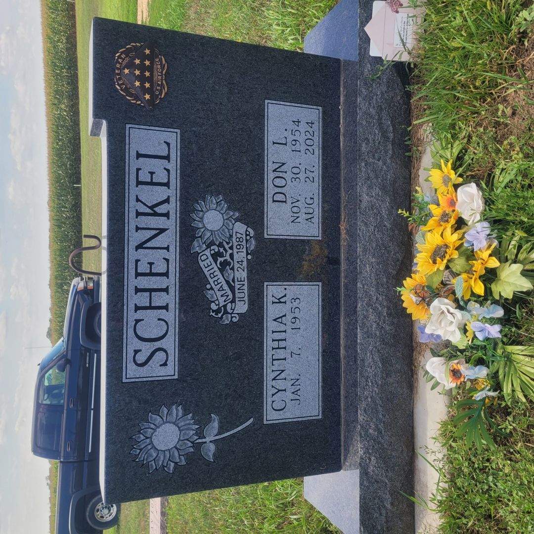 Don Schenkel Junior's grave