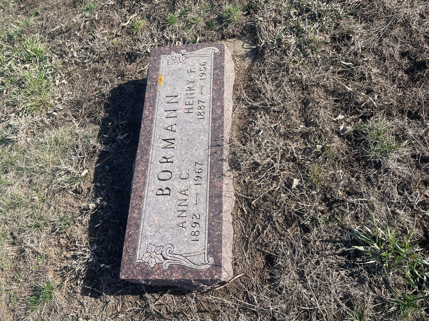 Anna Caroline Lilli Nelson Bormann's grave. Photo 1