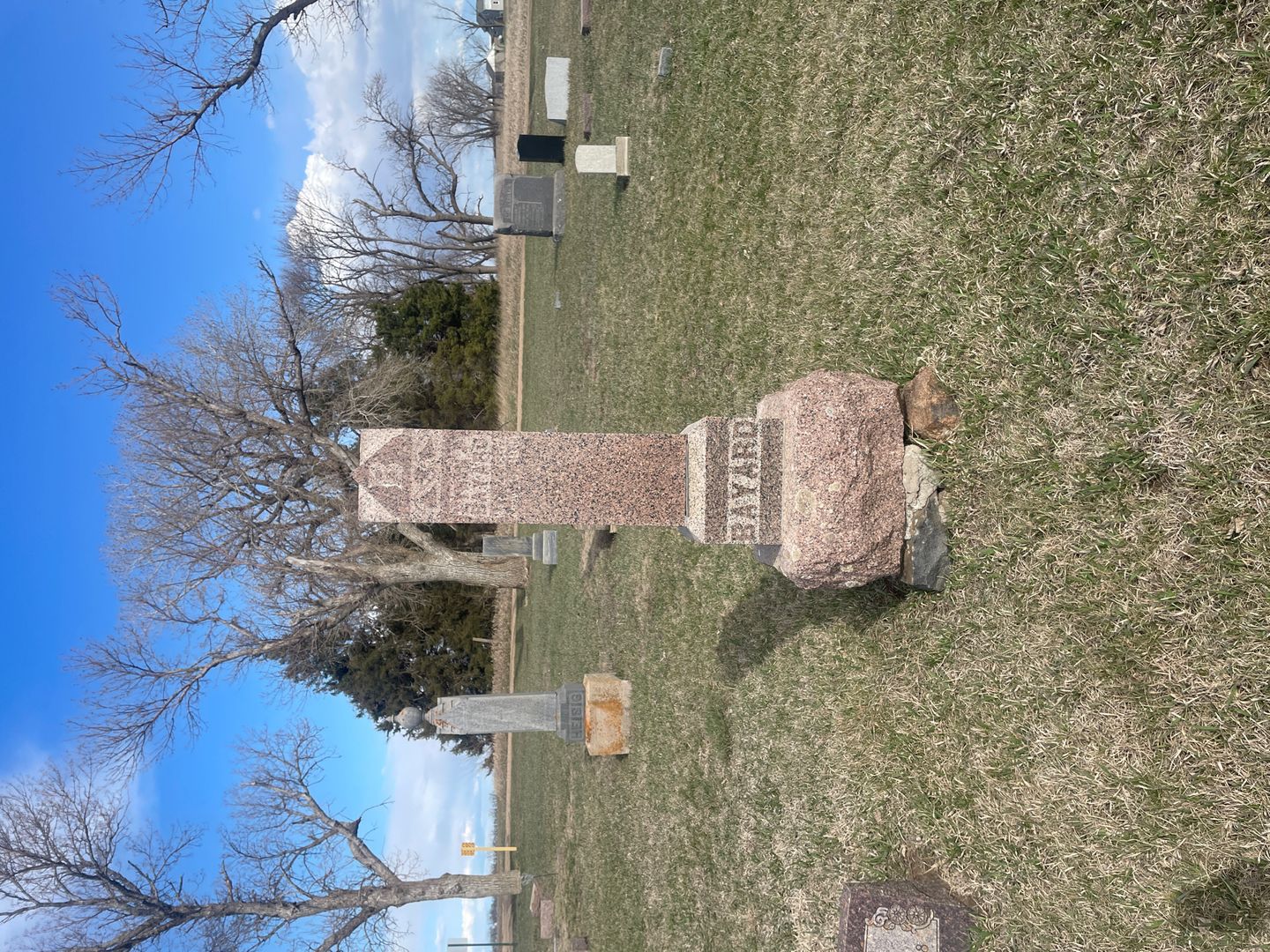 Lyman P. Bayard's grave. Photo 1