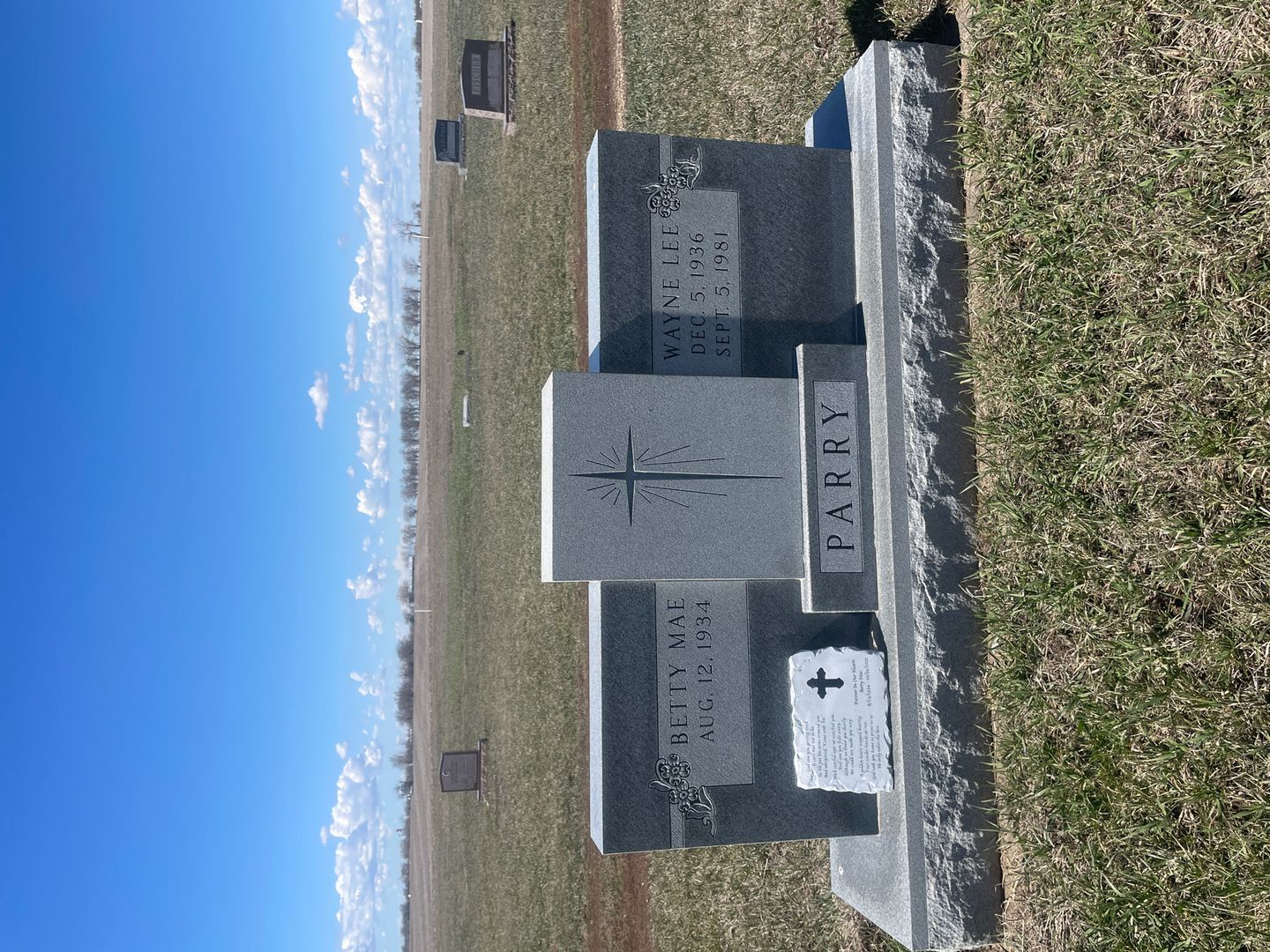 Wayne Lee Parry's grave. Photo 1