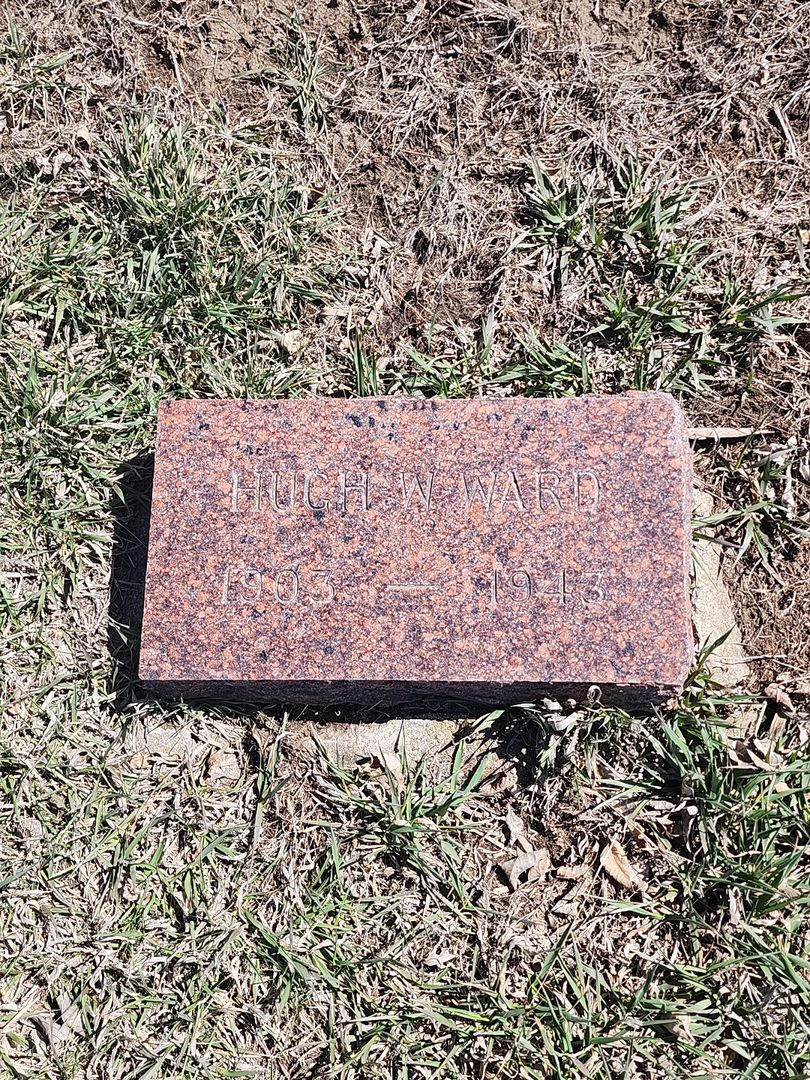 Hugh Wellington Ward's grave. Photo 1