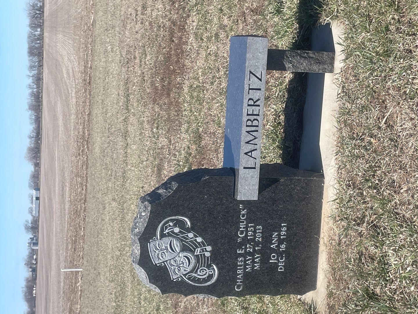 Charles E. "Chuck" Lambertz's grave. Photo 1